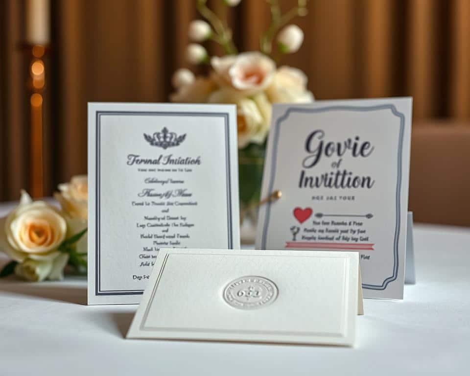 diferencias entre invitaciones formales e informales